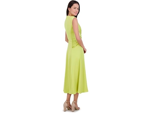 Vince Camuto Women Cap Sleeve U-neck Pear Dress