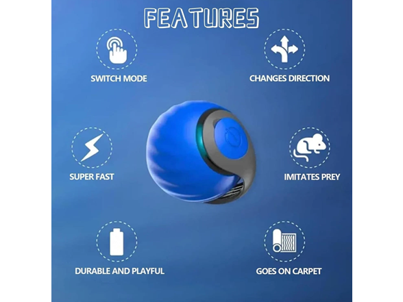 2-Pk Speedy Tail Interactive Cat Toy