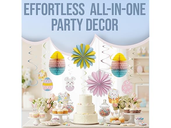 Easter Decorating Kit, 17-Piece Set