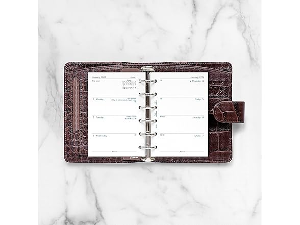 Filofax Calendar Diary Refill, Pocket Si