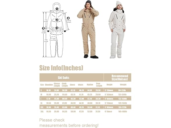 Womens Snowsuit One Pieces Ski Suits