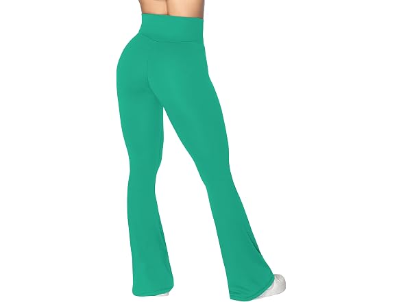 Sunzel Flare Leggings 32in M Golf Green