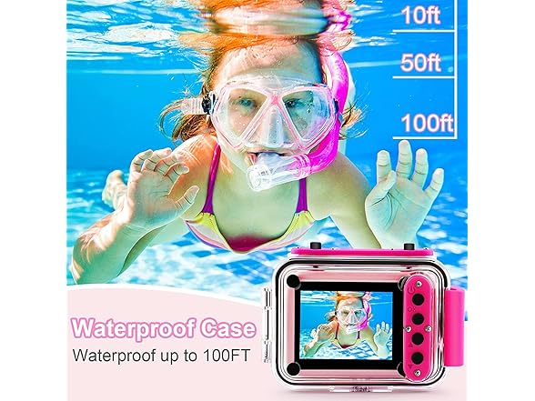 GKTZ Underwater Camera for Kids