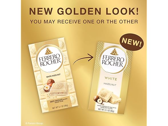 Ferrero Rocher White Chocolate Bar 3.1oz