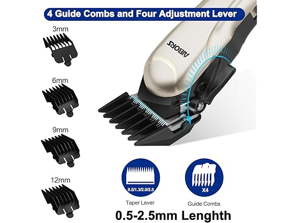 Rechargeable Dog Grooming Clippers