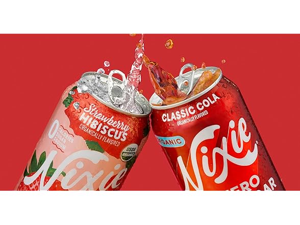 Nixie Sparkling Water, Peach Black Tea, 12 oz.