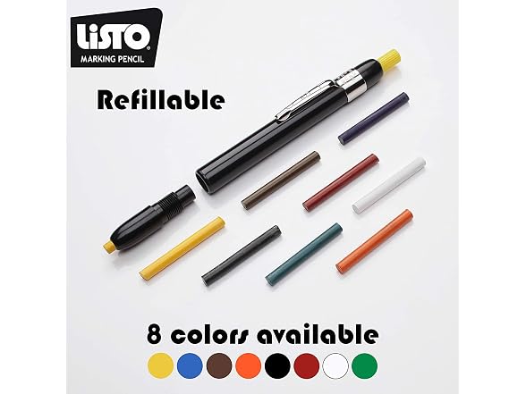 Listo 1620 and 162 Marking Kit - Yellow, 12 Pencil