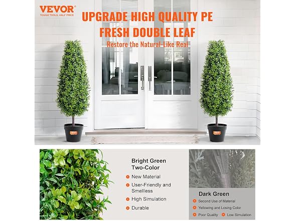 VEVOR Artificial Boxwood Topiary Tree - 36"