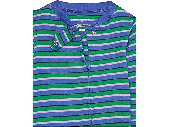 Amazon Essentials (0-9 MOS) 3-Pack Pajamas Blue