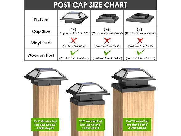 Solar Fence Post Lights 8 Pack