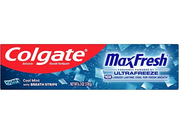 Colgate MaxFresh Cool Mint Toothpaste 6.3oz