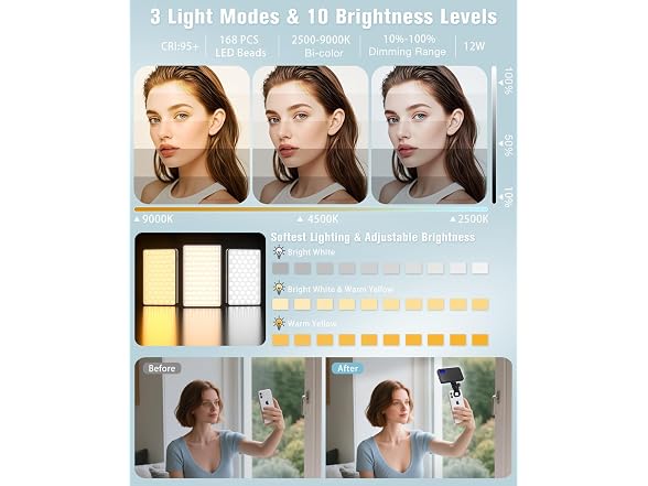 Auriani 168 LED Phone Light