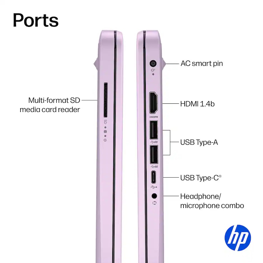 HP 14" N150 4GB 128GB UFS Laptop - Gallery 8