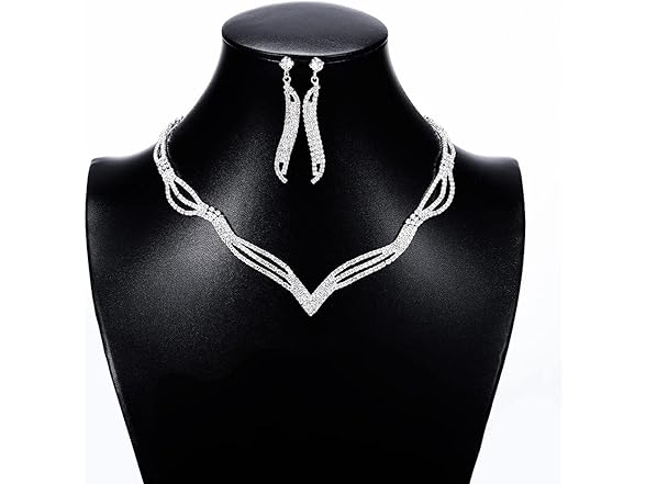 Ursumy Wedding Choker Necklaces Bridal