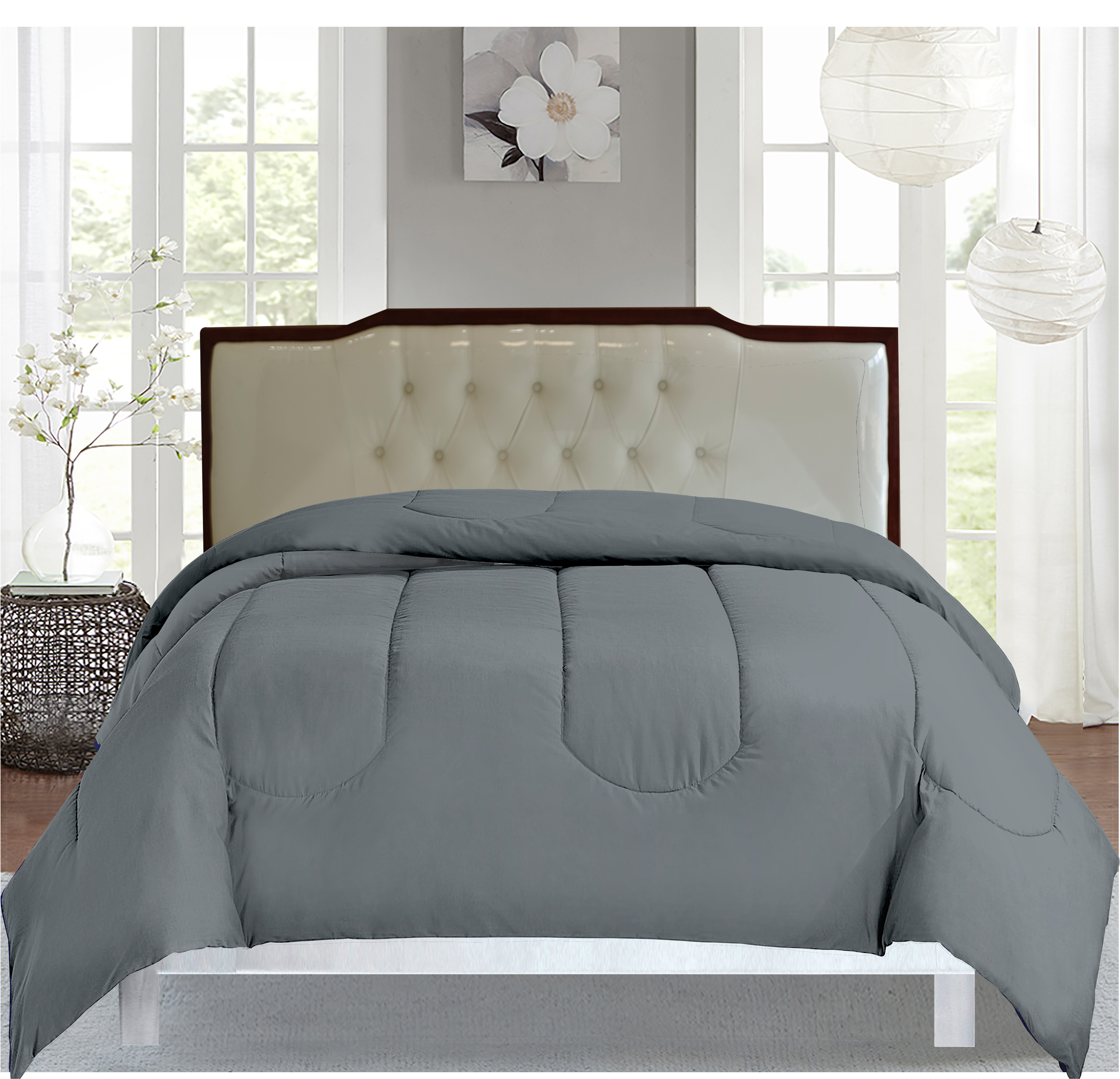 King, Queen, or Twin Solid Comforter Set - Gallery 5
