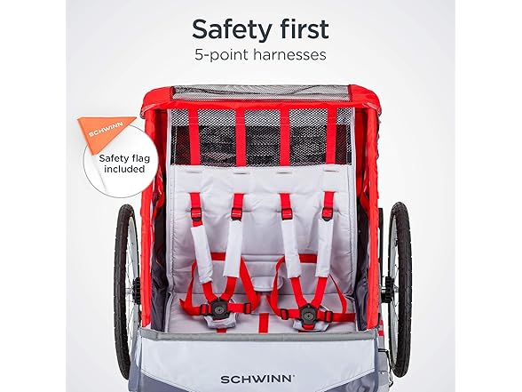 Schwinn Trailblazer Double Child Trailer