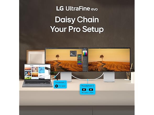 LG 32" UltraFine evo 6K Nano 60Hz IPS Black Professional Monito