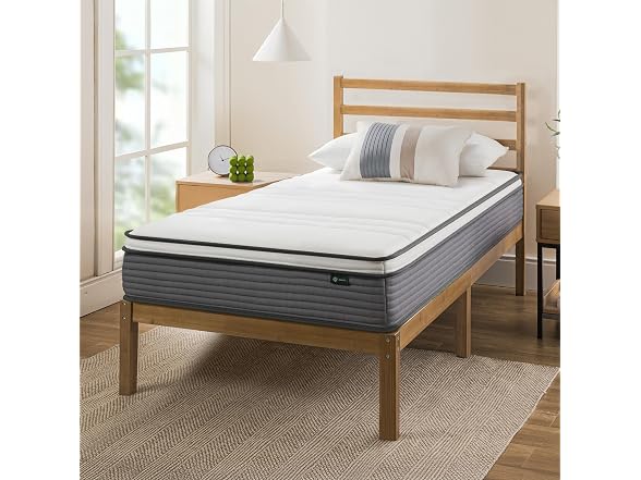 ZINUS 10 Inch True Support Hybrid Twin Mattress