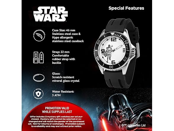 Disney Star Wars Mandalorian Watch Mens