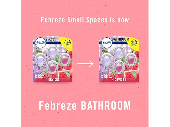 Febreze Lilac and Watermelon Air Fresheners 4ct