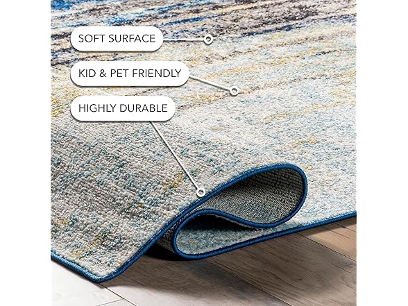 nuLOOM Katharina Area Rug, 4x6, Blue