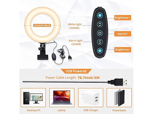 ACMEZING Video Conference Lighting Kit