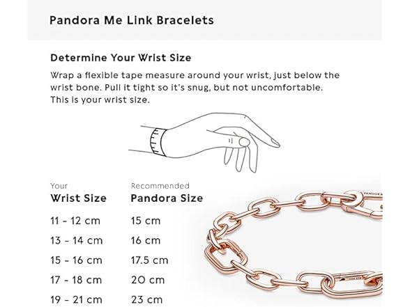 Pandora ME Link Chain Bracelet - 14k Rose Gold-Plated Bracel (Open Box)