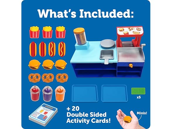 Learning Resources Mini Snack Shop Sorting Set