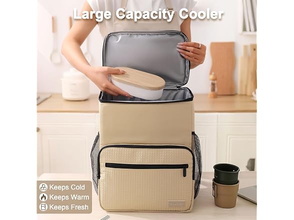 MIRASON Insulated Cooler Backpack