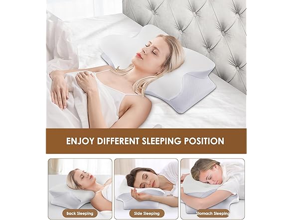 FAIORD Cooling Memory Foam Neck Pillow