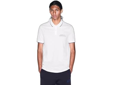 $16.99, Was $90, 81% Off! Armani Exchange Men Elevated Logo Polo dealfomo
