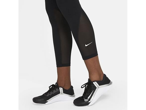 Nike Women (M) 7/8 Mesh-paneled Leggings