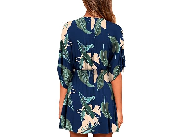 Meenew Women (S) Short Sleeve Palm Dress Dress