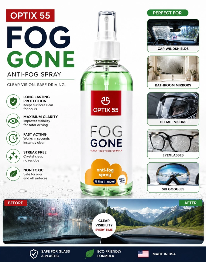 4 Pack Anti Fog Spray - Gallery 7
