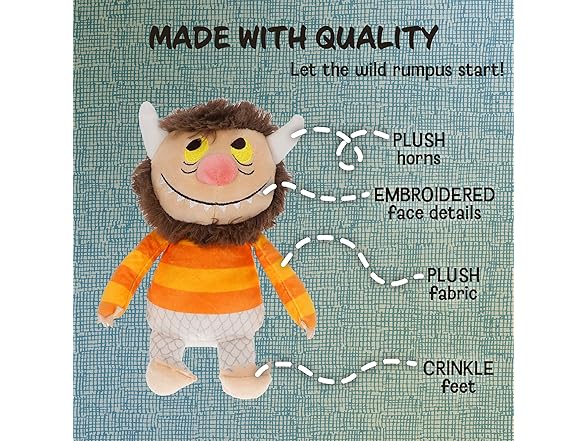 Kids Preferred Where The Wild Things are 4 Piece Plush Set