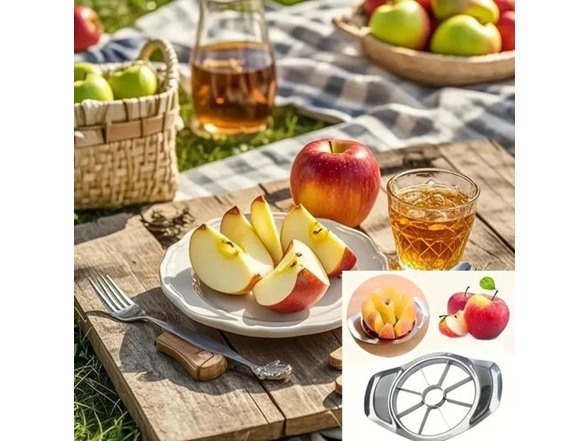 3-Pack Stainless Steel Fruit Slicer