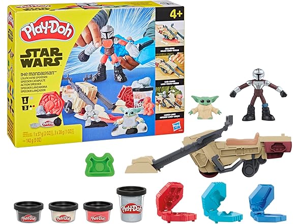 Play-Doh Star Wars: The Mandalorian Launching Speeder Playset