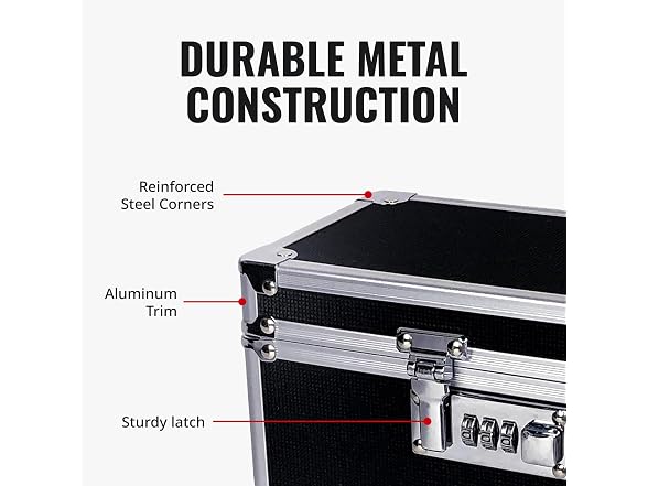 Vaultz Locking Security Box, Combination