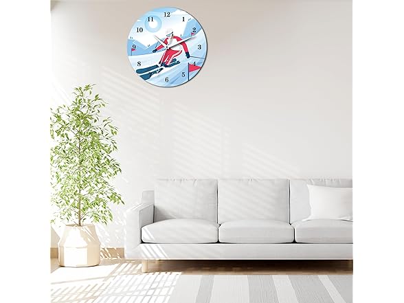 CIGERA 12 Inch Sports Wall Clocks