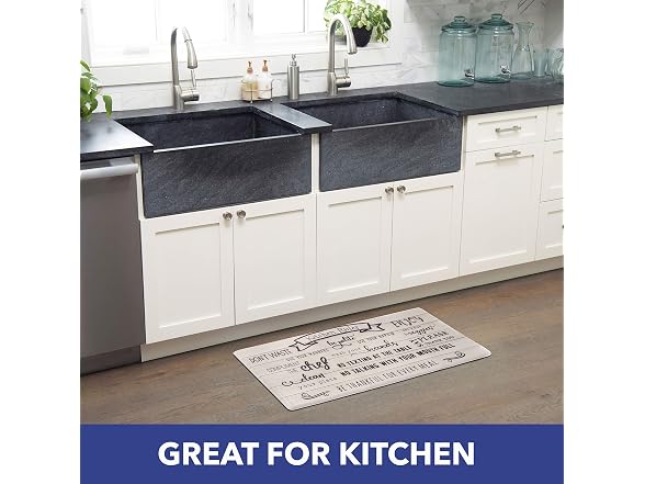SoHome Kitchen Mat Kitchen Rules 18x55