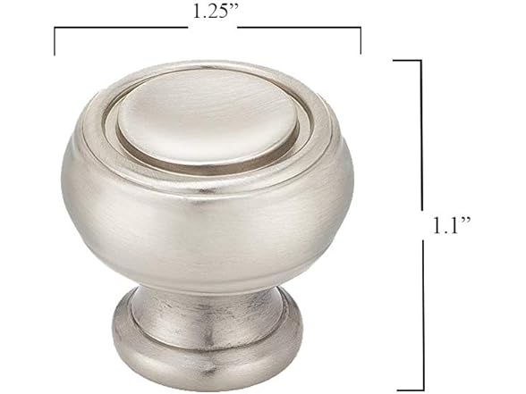 Southern Hills Southern Hills Round Brushed Nickel Cab
