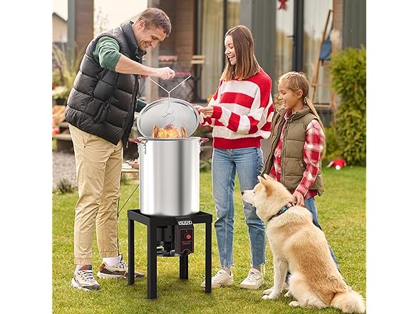 NUUK 30QT Turkey Fryer & 10QT Fish Fryer Combo Kit