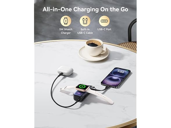 INIU 20W SnapGo 5000mAh Mini MagSafe Power Bank