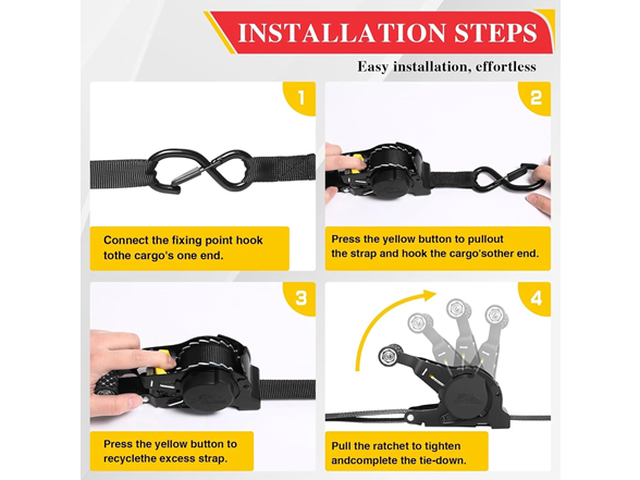 Heavy Duty Ratchet Tie Down Strap