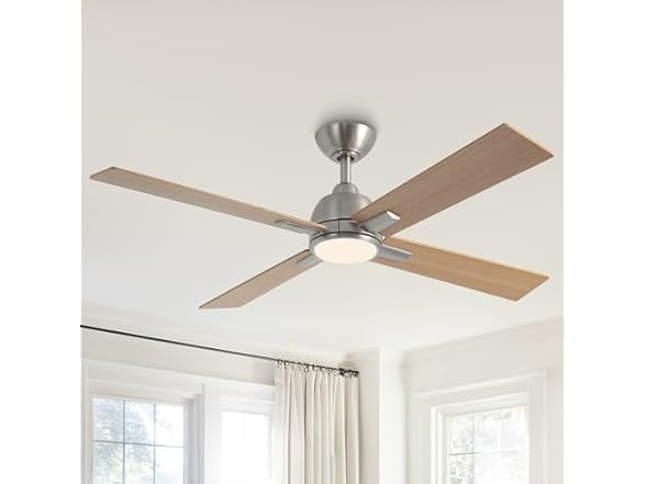 Parrot Uncle F6363SN110V 48" Ceiling Fan w/ Light