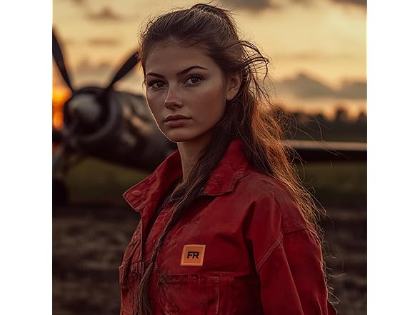 CLINTT 10Pcs FR Iron on Patches, Orange