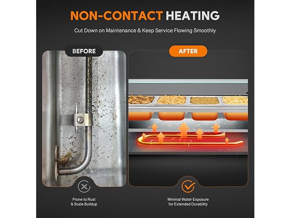 WILPREP 4-Pan Commercial Food Warmer
