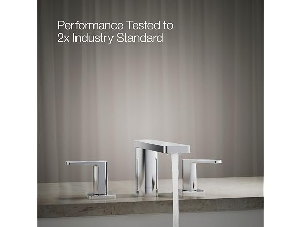 Kohler 27121-4-CP Parallel Two-Handle Deck-Mount Bath Faucet