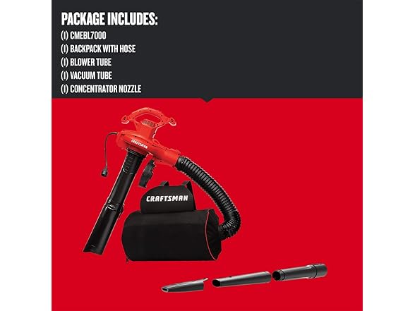 CRAFTSMAN 3-in-1 Leaf Blower, Vacuum and Mulcher
