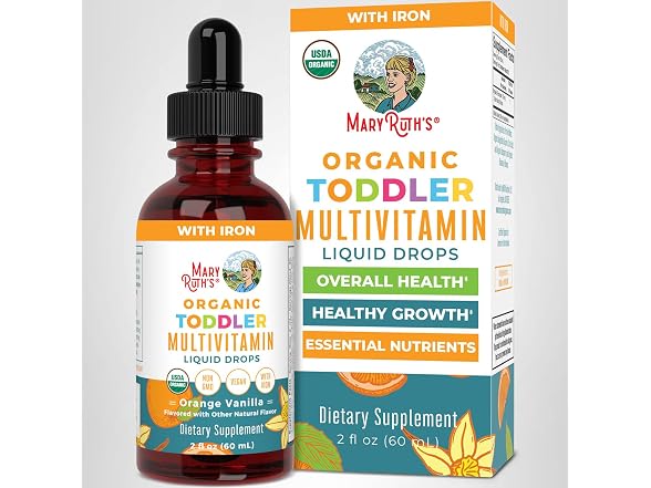 MaryRuths Organics Toddler Multivitamin Drops 2oz